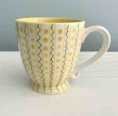 2003 STARBUCKS Vintage BARISTA COFFEE MUG Large 16 oz. Yellow Dots Geometric - Sold on eBay Jul 27, 2021 for $14.99