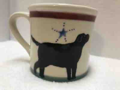 Hartstone Pottery Starbucks Barista Mug Black Lab Dog Star Hand Painted 14oz - Sold on eBay Jul 14, 2021 for $19.00
