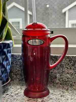 Starbucks 2001 Rare RED Barista Rocket Tumbler Travel Mug 16 oz COLLECTORS - Sold on eBay Sep 10, 2021 for $35.00