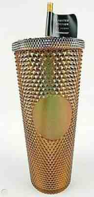 STARBUCKS GOLD STUDDED 50th ANNIVERSARY TUMBLER 2020 - Sold on eBay Aug 01, 2021 for $27.00
