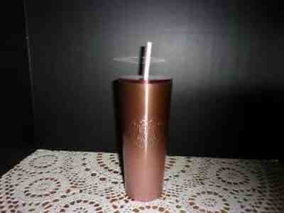 Starbucks 2019 Rose Gold Pink Glitter Stainless Steel Cup Tumbler 24oz Venti - Sold on eBay Jul 04, 2021 for $58.00