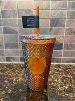 Starbucks 50th Anniversary Honeycomb Gold Studded Tumbler 16oz Limited Edition - Sold on eBay Jul 11, 2021 for $20.00