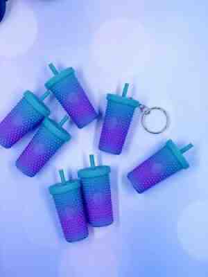 Starbucks mermaid studded tumbler/cup Keychain coffee summer - Sold on eBay Jun 25, 2021 for $14.50