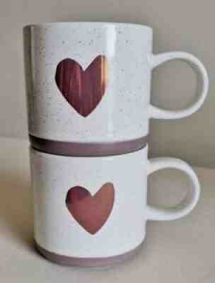 Set Of 2 Starbucks 2017 Rose Gold Heart Mugs - Sold on eBay Jun 19, 2021 for $15.00