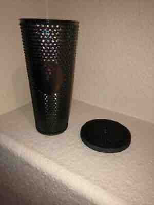 Starbucks Black Gold Shinning Diamond Studded Cup Tumbler 24oz Read - Sold on eBay Sep 08, 2021 for $23.00