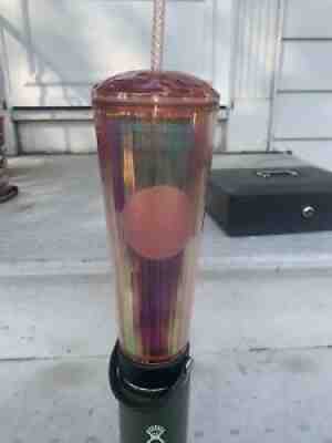 Starbucks 2020 Summer Cold Tumbler Coral Rose Gold Peach Iridescent 24oz Dome - Sold on eBay Sep 05, 2021 for $20.00