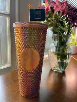Starbucks Limited Edition 50th Anniversary Gold Iridescent Tumbler - Sold on eBay Jun 20, 2021 for $80.00