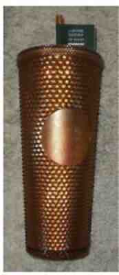 Starbucks Gold Studded Tumbler 24 oz 50th Anniversary Limited Edition Cup - Sold on eBay Aug 07, 2021 for $38.00