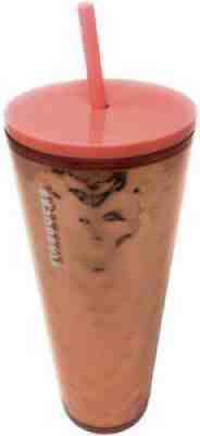 2019 STARBUCKS 24 Oz Acrylic Cold Cup Tumbler FACETED METALLIC ROSE GOLD FOIL - Sold on eBay Jul 10, 2021 for $32.00