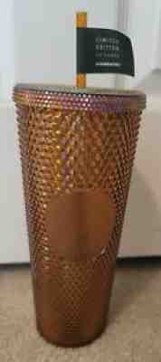 Starbucks Gold Studded Limited Edition 50th Anniversary Tumbler 2021 VENTI 24oz - Sold on eBay Aug 12, 2021 for $31.00