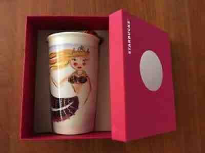 Starbucks Siren Mermaid 2015 Illustrate Travel Mug Tumbler Gold Lid - NWT - Sold on eBay Jul 02, 2021 for $19.99
