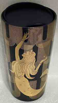 2020 STARBUCKS 12 Oz. CERAMIC Double Wall Tumbler PURPLE GOLD SIREN SPLIT TAIL - Sold on eBay Jul 17, 2021 for $16.39