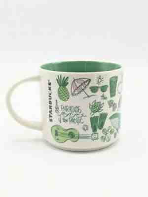 Starbucks Coffee HAWAII Mug Green Pink 2017 Been There Collector Series - Sold on eBay Sep 13, 2021 for $39.95