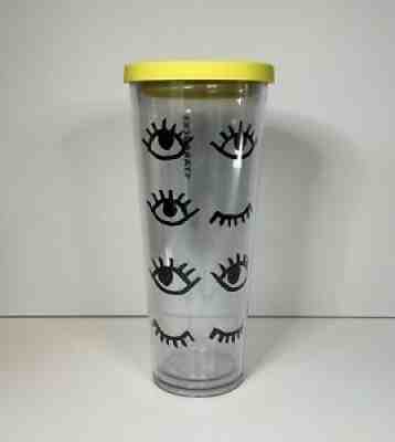 Starbucks - 2017 Eyes Wink Yellow Tumbler Travel Cup Venti NO STRAW - Sold on eBay Aug 16, 2021 for $39.99