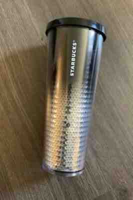 Rare 2017 Starbucks Venti Sequin Black/Silver Tumbler No Straw - Sold on eBay Aug 15, 2021 for $17.50