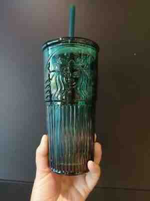 Starbucks 2020 China Anniversary Green Siren Logo 19oz Straw Glass Cold Cup - Sold on eBay Jul 19, 2021 for $56.90