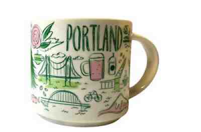 New Starbucks PORTLAND Been There Series Coffee Mug 14 OZ 2017 Pink Green OR - Sold on eBay Sep 09, 2021 for $15.00