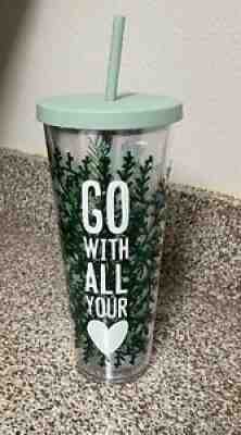 New Starbucks Go With All Your Heart Green 2017 Tumbler 24 Oz Venti Cup Rare - Sold on eBay Aug 21, 2021 for $144.99