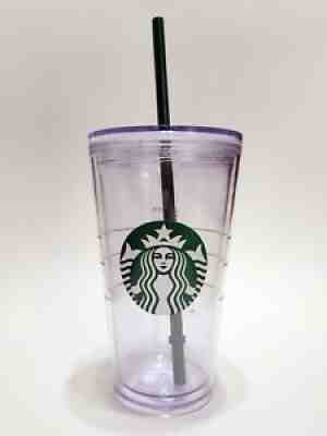 Starbucks Cold Cup with Reusable Green Straw - Grande 16 FL OZ - NEW - Sold on eBay Jun 17, 2021 for $14.99