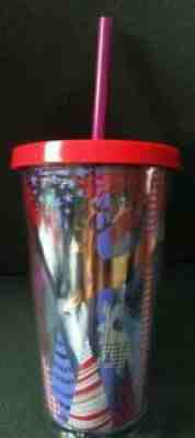 2017 Starbucks Night Forest TUMBLER Cold Cup 16 oz with straw deer rabbit w/ sku - Sold on eBay Jun 25, 2021 for $24.99
