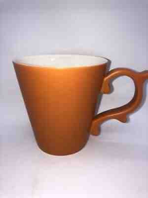 2012 Starbucks Tazo Rococo Scroll Handle TAZO Tea Coffee Mug Pumpkin Orange - Sold on eBay Sep 12, 2021 for $29.99