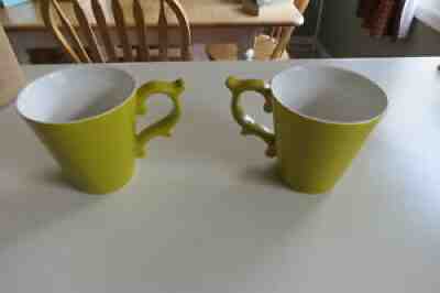 Tazo Mug. Rococo Green 14 oz. Starbucks. Set of Two. Brand new in box. - Sold on eBay Sep 06, 2021 for $22.00