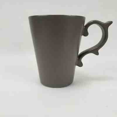 Starbucks 2012 TAZO Scroll Handle Rococo Taupe Gray 16 oz Coffee Mug EUC - Sold on eBay Jul 16, 2021 for $35.00