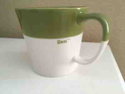 2010 STARBUCKS Tazo Zen Coffee Tea Mug Cup Bone China Green White - Sold on eBay Jun 27, 2021 for $6.99