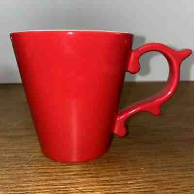 2015 Starbucks Glossy Red Teavana Rococo Scroll Handle TAZO Tea Coffee Mug - Sold on eBay Jul 04, 2021 for $20.00