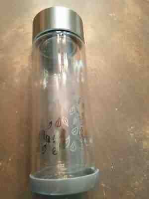 Starbucks TAZO 10oz Double Glass Tumbler with tea basket - Sold on eBay Aug 19, 2021 for $12.54
