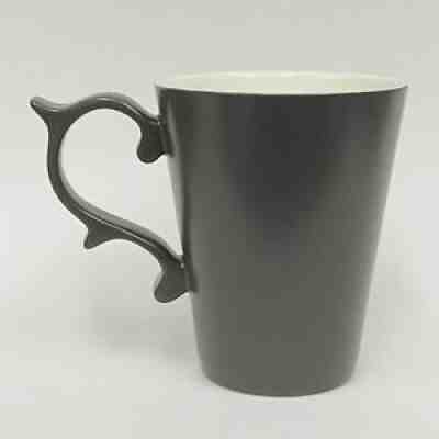 HTF Starbucks 2012 TAZO Scroll Handle Rococo Taupe Gray Matte 16 oz Coffee Mug - Sold on eBay Aug 14, 2021 for $39.95