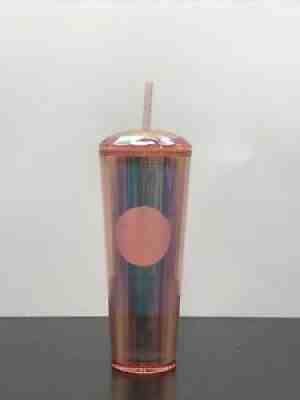 Starbucks Iridescent Rose Gold Tumbler Summer 2020 NEW - Sold on eBay Jul 21, 2021 for $35.00