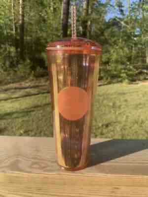 Starbucks Summer 2020 Iridescent Rose Gold Hologram 24 oz Cold Cup Tumbler New - Sold on eBay Sep 05, 2021 for $29.00