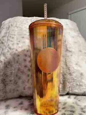 Starbucks 2020 Summer Rose Gold Dome Tumbler BNWT - Sold on eBay Aug 17, 2021 for $25.95