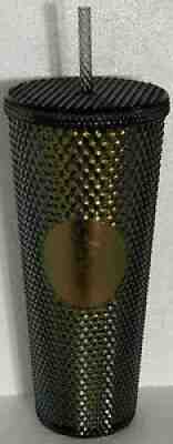 2020 STARBUCKS 24 Oz. Cold Cup Tumbler DIAMOND STUDDED IRIDESCENT ROSE GOLD New - Sold on eBay Aug 28, 2021 for $51.00