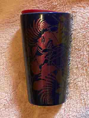 Starbucks Ceramic Iridescent Tumbler Pink Purple Gold Rose Etching 16oz 2020 New - Sold on eBay Jul 07, 2021 for $24.00