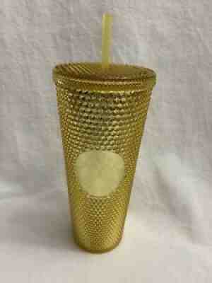 Starbucks China 2020 Tumbler Gold Diamond Studded 24oz Tumbler EUC Ships From US - Sold on eBay Jul 15, 2021 for $45.00