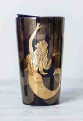 Starbucks 2020 Siren Mermaid Gold Double Wall Traveler Tumbler NEW - Sold on eBay Aug 05, 2021 for $20.50
