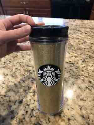 Starbucks 2020 Gold Twist Top 16 oz Tumbler Cold Cup Coffee Cup - Sold on eBay Jul 23, 2021 for $9.96