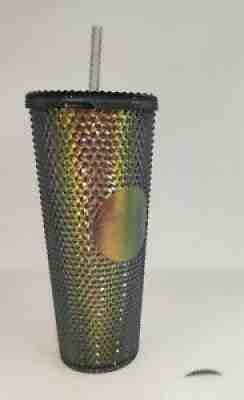 Starbucks 2020 Black Gold Iridescent Studded 24oz CHIPPED - Sold on eBay Sep 06, 2021 for $44.99