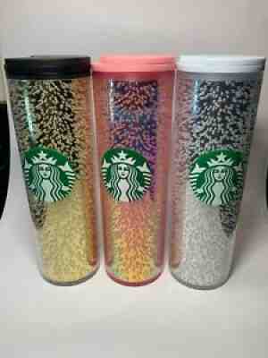 Starbucks Holiday 2020 16oz Gold / Pink / Platinum Multi Bubble Hot Tumbler - Sold on eBay Jul 23, 2021 for $14.99