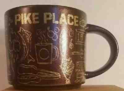 Starbucks 2020 Pike Place Brown & Gold Been There Coffee Mug NEW IN BOX - Sold on eBay Aug 10, 2021 for $57.99