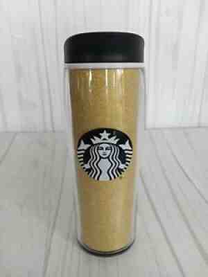 Starbucks Cold Beverage Travel Tumbler Mug Gold Glitter 2020 - Sold on eBay Jul 27, 2021 for $9.00