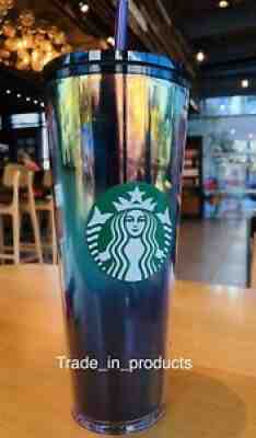 New Starbucks Iridescent 2020 Christmas Venti Cup Tumbler Gold Purple Oilslick - Sold on eBay Jul 17, 2021 for $79.99