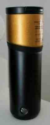 STARBUCKS Matte Black & Gold Stainless Steel Tumbler 16 Oz 2020 Fall Collection - Sold on eBay Jul 10, 2021 for $18.99
