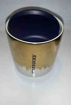 NEW 2020 Christmas Holiday Starbucks Gold / White Ceramic 8 oz Tumbler RARE - Sold on eBay Jun 18, 2021 for $17.90