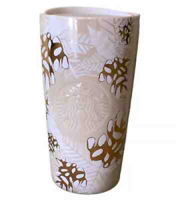 2020 Starbucks Winter Pinecone Ceramic Iridescent Gold Christmas 12oz Tumbler - Sold on eBay Aug 24, 2021 for $41.15