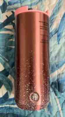 Starbucks 2020 Valentines Day Vacuum Insulated Tumbler Rose Gold 12 oz - Sold on eBay Sep 03, 2021 for $35.00