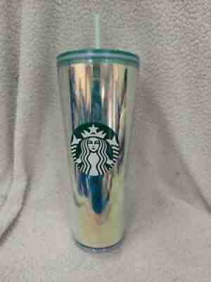Starbucks Limited Edition 2020 Iridescent Mermaid Scale Mirror Gold Venti 24 oz - Sold on eBay Aug 29, 2021 for $20.00