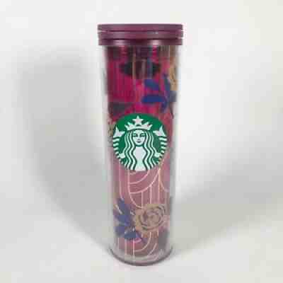 Starbucks Fall 2020 Pink Rose Blue Plum Gold Floral Tumbler Cup Mug NEW 16 oz - Sold on eBay Jul 09, 2021 for $26.95